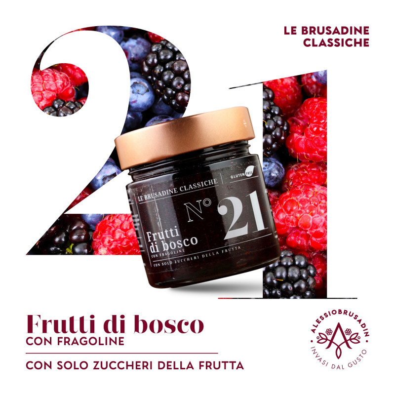 Mixed berries and wild strawberries "Brusadina" di Alessio Brusadin