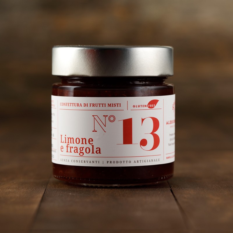 Lemon and Strawberries Marmelade 220g di Alessio Brusadin