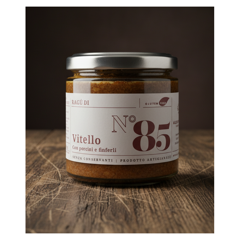 Veal ragout with porcini mushrooms and chanterelles di Alessio Brusadin