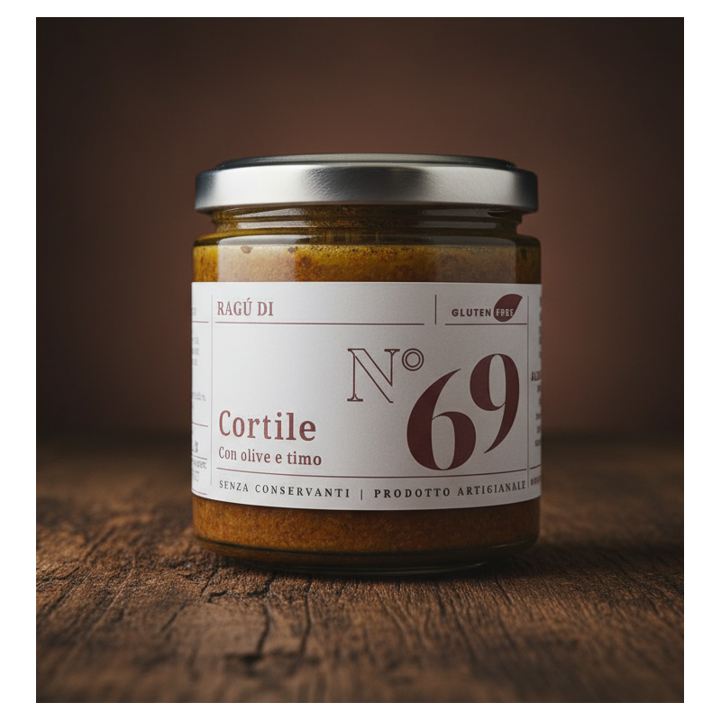 Ragù di cortile con olive e timo di Alessio Brusadin