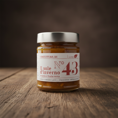 Confettura "Il sole d'inverno", Arance e Frutta Secca 220g di Alessio Brusadin