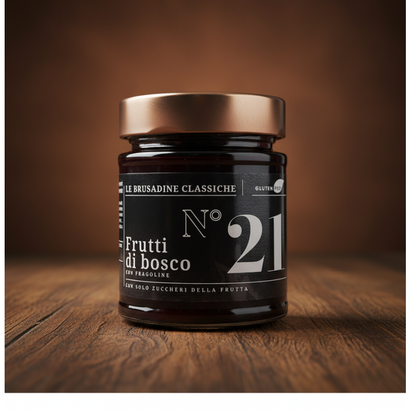 Mixed berries and wild strawberries "Brusadina" 220g di Alessio Brusadin