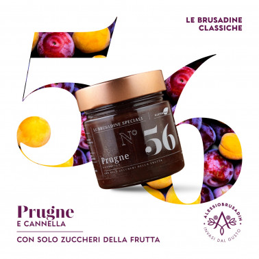 "Brusadina" alle Prugne e Cannella 220g di Alessio Brusadin
