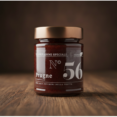"Brusadina" alle Prugne e Cannella 220g di Alessio Brusadin