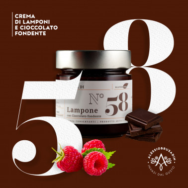 Raspberry Jam with Dark Chocolate 220g di Alessio Brusadin