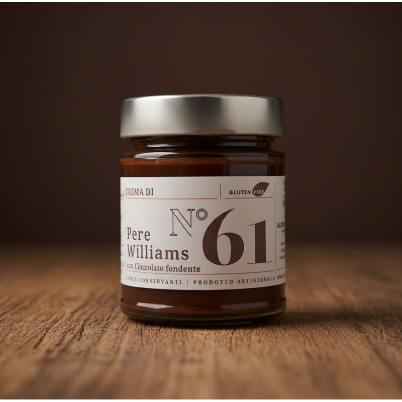 Williams Pear Jam with Dark Chocolate 220g di Alessio Brusadin