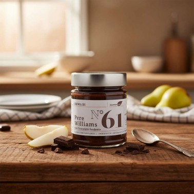 Williams Pear Jam with Dark Chocolate 220g di Alessio Brusadin