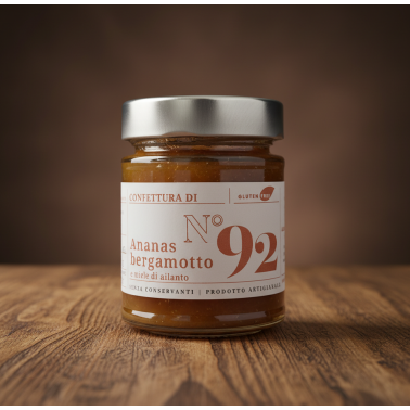 Pineapple, Bergamot and Honey Jam 220g di Alessio Brusadin