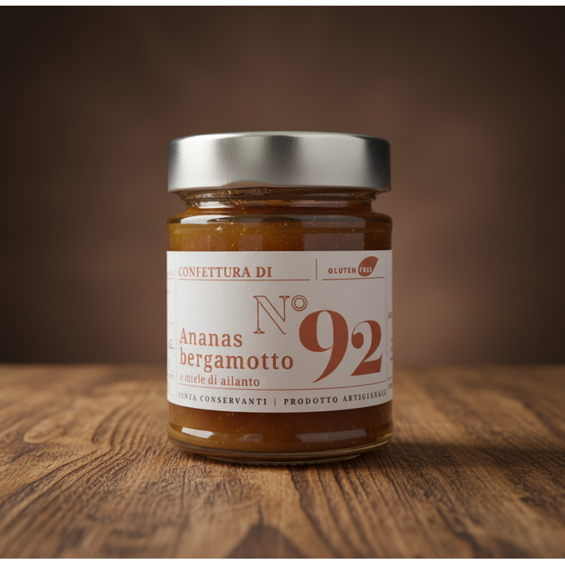 Pineapple, Bergamot and Honey Jam 220g di Alessio Brusadin