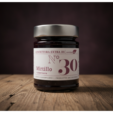 Bluberry and Pinot Noir Jam 220g di Alessio Brusadin