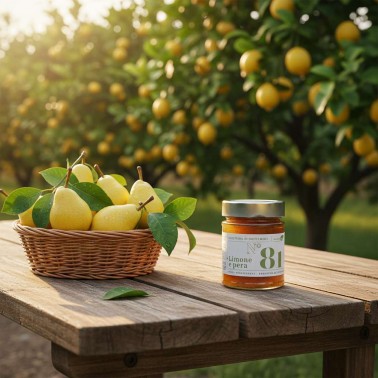 Lemon and William Pear Marmalade 220g di Alessio Brusadin