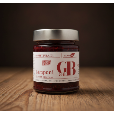 Raspberries, Lemon and Licorice Jam 220g di Alessio Brusadin