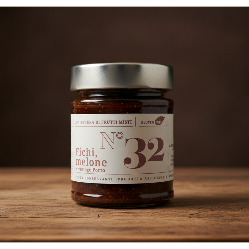 Figs, Melon and Vintage Port Jam 220g di Alessio Brusadin