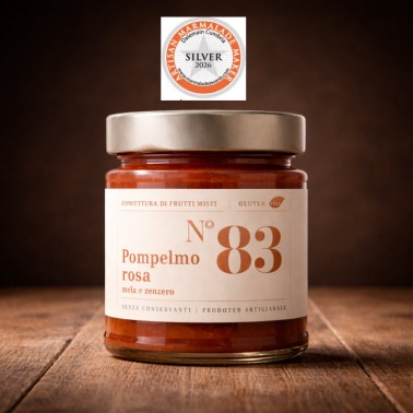 Pink Grapefruit, Apples and Ginger Marmelade 220g di Alessio Brusadin