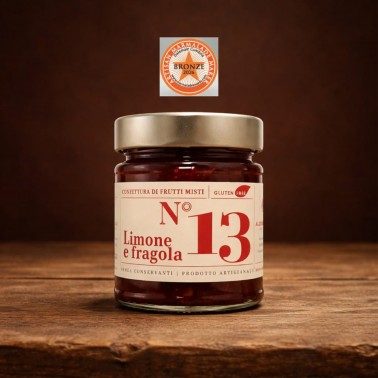 Lemon and Strawberries Marmalade 220g di Alessio Brusadin