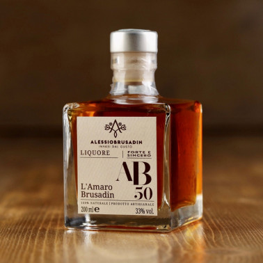 Liquore "AB50" l'Amaro Brusadin 200 ml di Alessio Brusadin