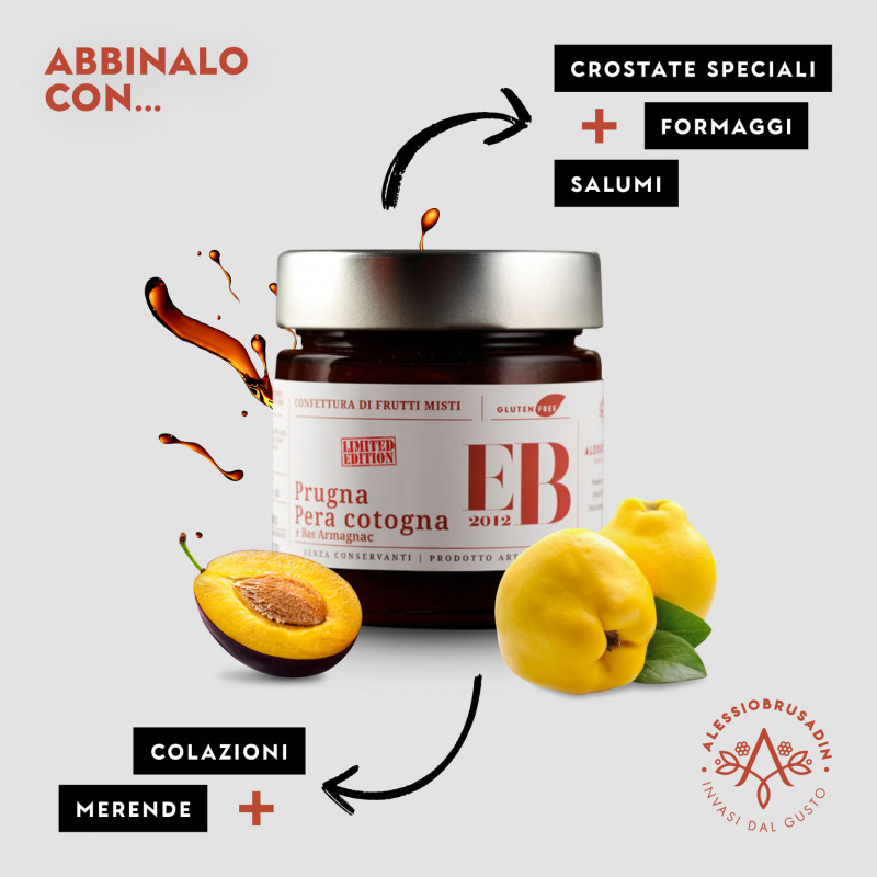 Plum, Quince and Bas Armagnac jam di Alessio Brusadin