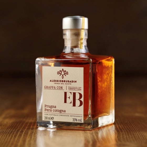 Grappa “EB” con Prugna e Pera Cotogna
