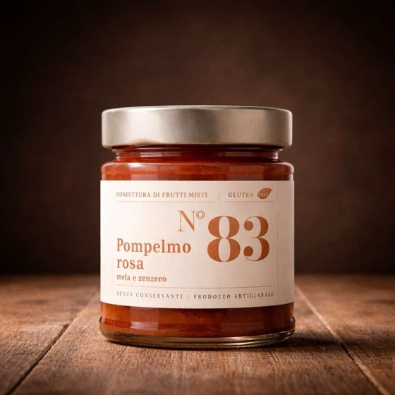 Pink Grapefruit, Apples and Ginger Jam